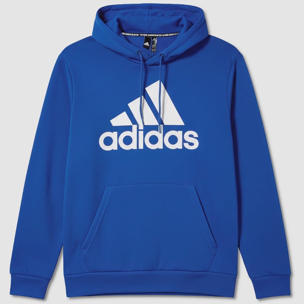 Adidas Big Logo Hoodie - NWT Mens Size Medium Royal / White - #45534-FL3*